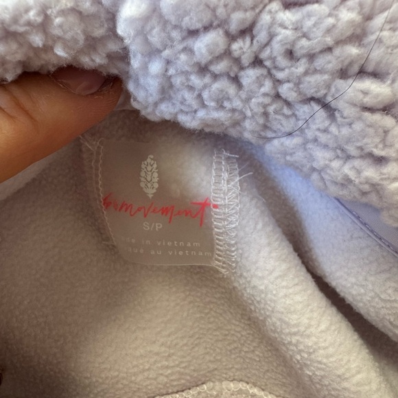 NWT - FP Movement by Free People - Fuzzy Was She Fleece Pullover in Rose Quartz - Picture 6 of 16